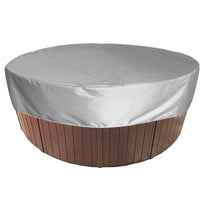 Housse ronde de spa imperméable anti-UV, 4 coloris, 6 tailles de 160 à 215 cm