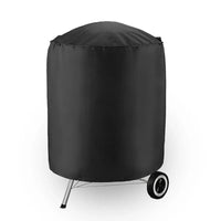 Housse barbecue ronde imperméable en Oxford 210D à cordon de serrage, Ø 71 cm, hauteur 73 cm
