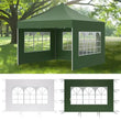 Bâche latérale pour tonnelle 3x2 m en Oxford imperméable, avec ou sans fenêtres, 4 coloris