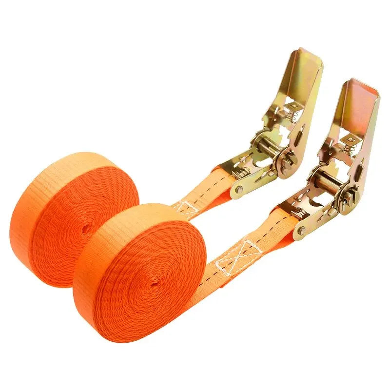 Sangle d'arrimage à cliquet en polyester 25 mm avec boucle métallique, 3 m ou 6 m