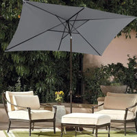 Toile de remplacement pour parasol rectangulaire 200 x 300 cm, polyester anti-UV, 4 coloris