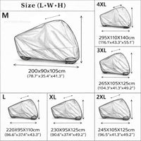 Housse scooter pour Vespa GTS, GTS Super et GTV, polyester 190T imperméable, anti-UV, 6 tailles