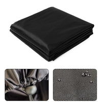 Housse de tente de toit imperméable en Oxford 210D noir, 140 x 120 x 40 cm, cordon de serrage