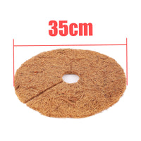 Disque de paillage en fibre de coco pour pot et arbre, de 25 à 40 cm