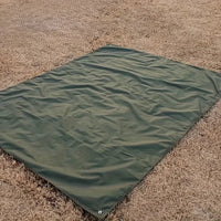 Bâche de camping imperméable 3 en 1 en polyester, auvent et abri, camouflage, noire ou verte