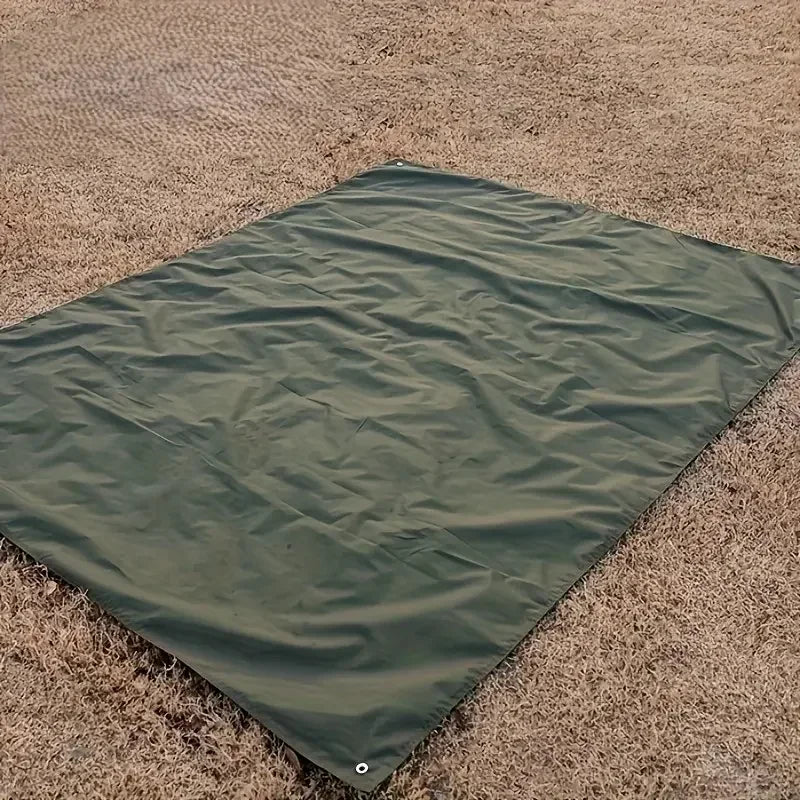 Bâche de camping imperméable 3 en 1 en polyester, auvent et abri, camouflage, noire ou verte