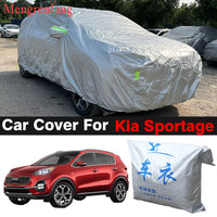Housse voiture pour Kia Sportage, polypropylène 170T, poches de rétroviseurs, sangles coupe-vent