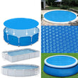 Bâche solaire à bulles ronde pour piscine hors sol, diamètre 180 à 450 cm