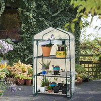 Bâche de rechange pour mini serre de jardin en PVC transparent, 2 à 5 niveaux