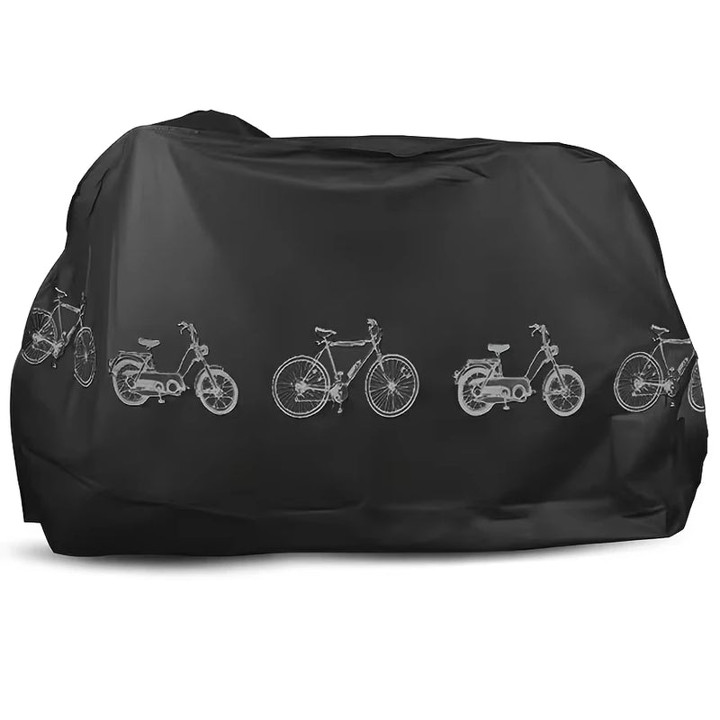 Housse de vélo imperméable et anti-poussière, intérieur et extérieur, grise ou noire