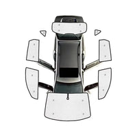 Pare-soleil voiture pour Nissan Qashqai J11 Tekna 2014-2021, à ventouses, aluminium double face