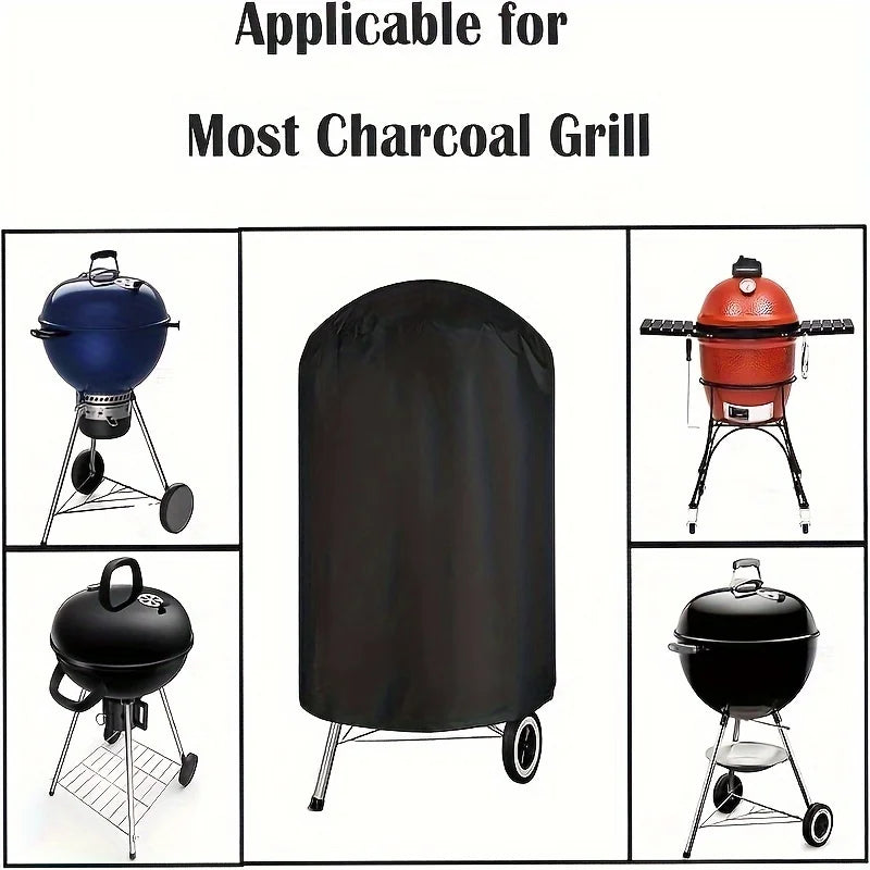 Housse barbecue pour Weber 22 pouces (57 cm), ronde en PVC imperméable, 2 tailles
