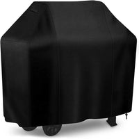 Housse barbecue gaz ou charbon imperméable, Oxford polyester noir, 7 tailles dont une ronde