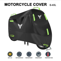 Housse moto pour Yamaha MT-07, MT-09, MT-10 et MT-125, polyester 300D imperméable, anti-UV, 6 tailles