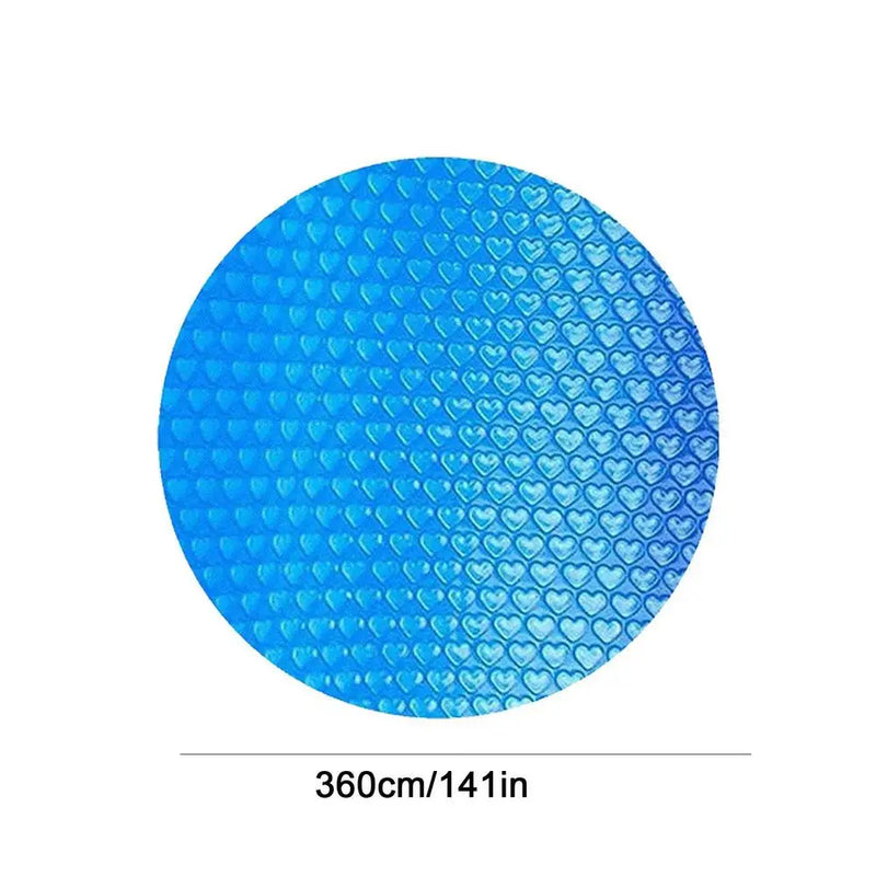 Bâche à bulles piscine ronde ou rectangulaire en PE, de 180 à 360 cm, coupe libre