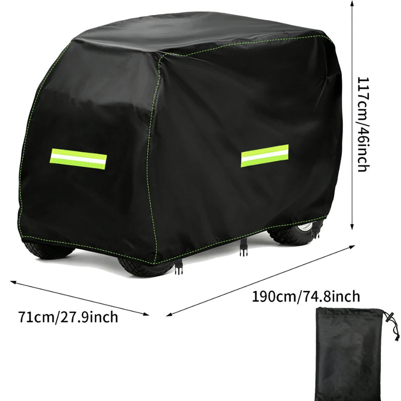 Housse de protection pour scooter de mobilité, Oxford 210D imperméable, 4 tailles