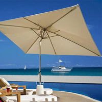 Toile de remplacement pour parasol rectangulaire 200 x 300 cm, polyester anti-UV, 4 coloris