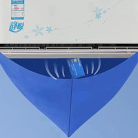 Bâche de nettoyage climatiseur mural étanche en PVC, 100 x 56 cm, avec ou sans tuyau