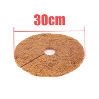 Disque de paillage en fibre de coco pour pot et arbre, de 25 à 40 cm
