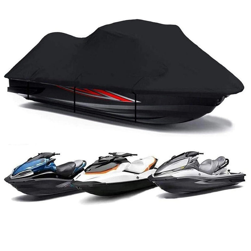 Housse de jet ski noire 420 x 300 cm, Oxford 210D imperméable, pour moto aquatique