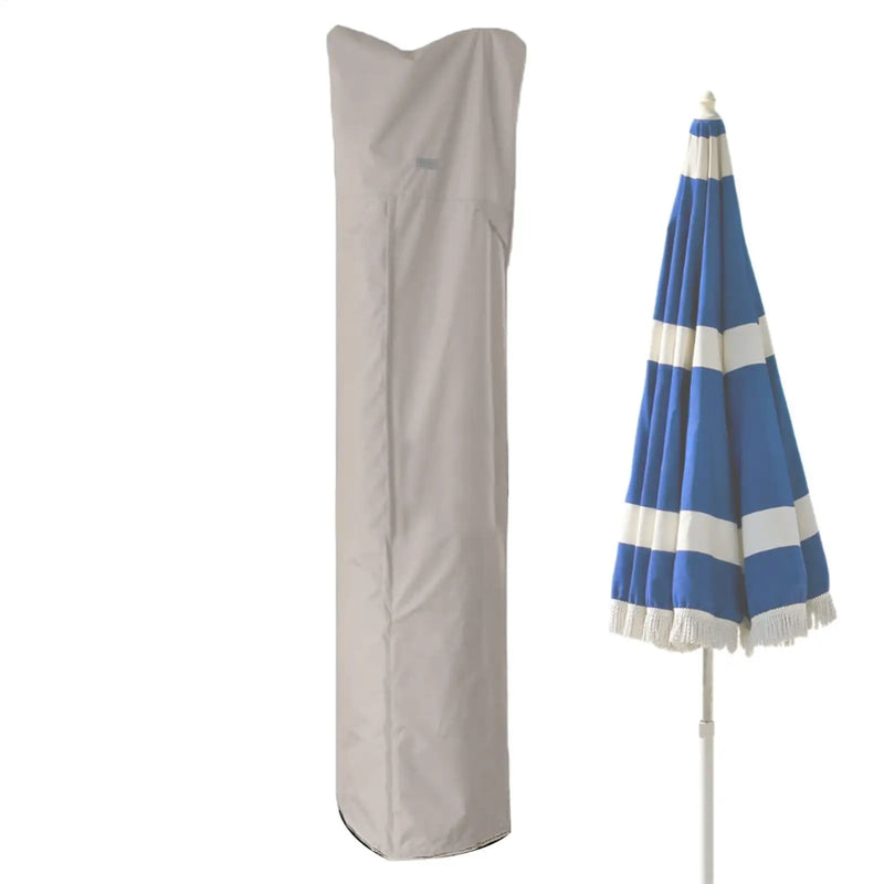 Housse parasol de marché ou déporté imperméable à fermeture éclair, 2,1 à 4 m