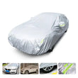 Housse voiture pour Renault Rafale argentée avec protection solaire, anti-rayures et sac de rangement
