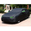 Bâche anti-grêle voiture complète 3 couches Oxford et coton, argent ou noir, berline et SUV