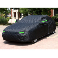 Bâche anti-grêle voiture complète 3 couches Oxford et coton, argent ou noir, berline et SUV