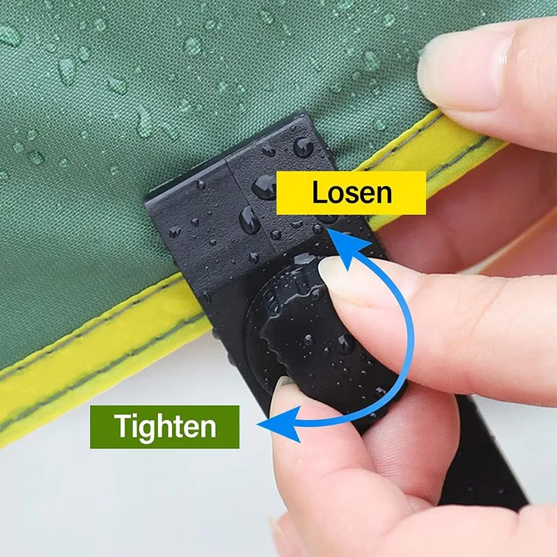 Pinces de bâche à vis en nylon pour piscine, tente et auvent, 2 à 50 pièces