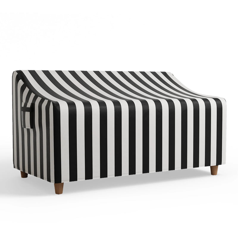 Housse canapé de jardin 2 ou 3 places, imperméable, 5 coloris, 132 à 224 cm