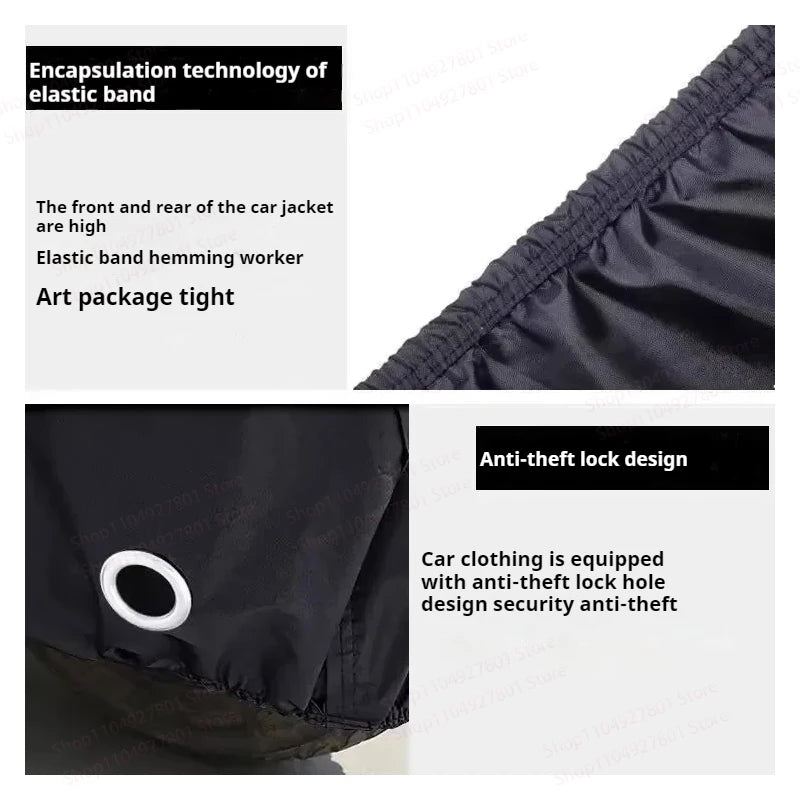 Housse moto pour Honda Gold Wing GL1800, imperméable, anti-poussière, anti-UV, noire ou argent