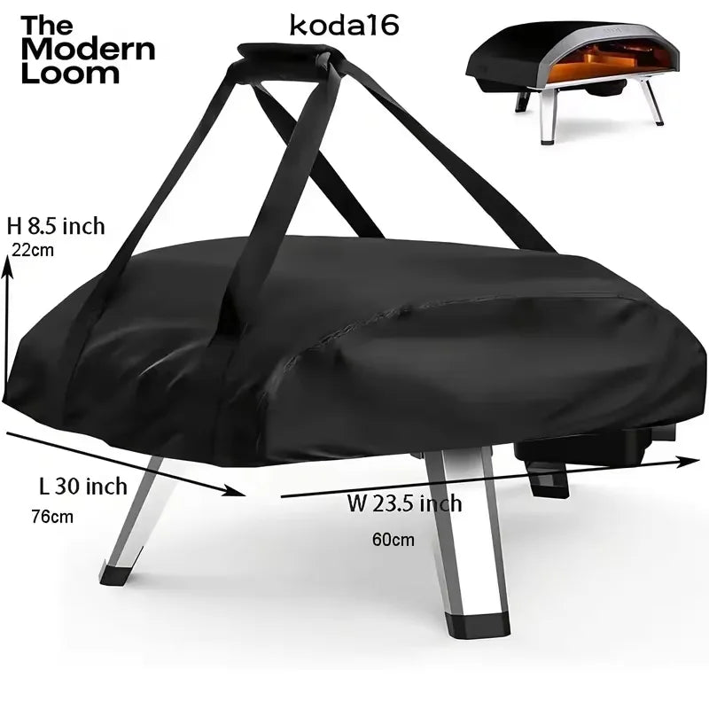 Housse four à pizza pour Ooni Karu 12 et 16, Oxford imperméable, avec ou sans cheminée