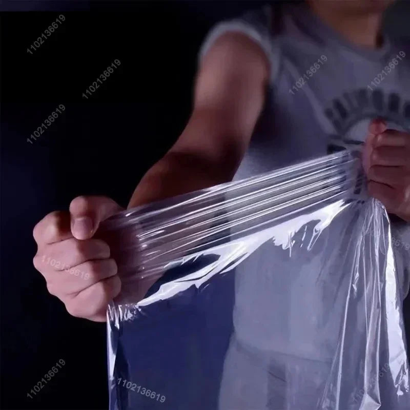 Bâche transparente épaisse 0,18 mm avec œillets antirouille et coins renforcés, 15 tailles