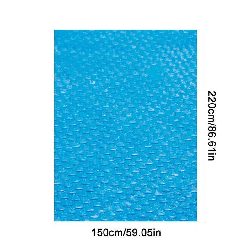 Bâche à bulles piscine ronde ou rectangulaire en film PE isolant, de 180 à 450 cm