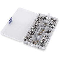Kit de boutons-pression inox pour bâche et housse de bateau, de 50 à 80 jeux