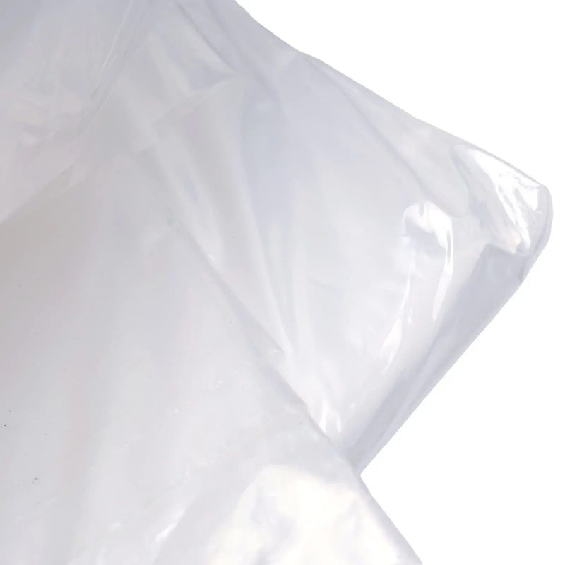 Bâche plastique transparente pour serre, film polyéthylène 0,04 mm, 2x6 m ou 2x10 m