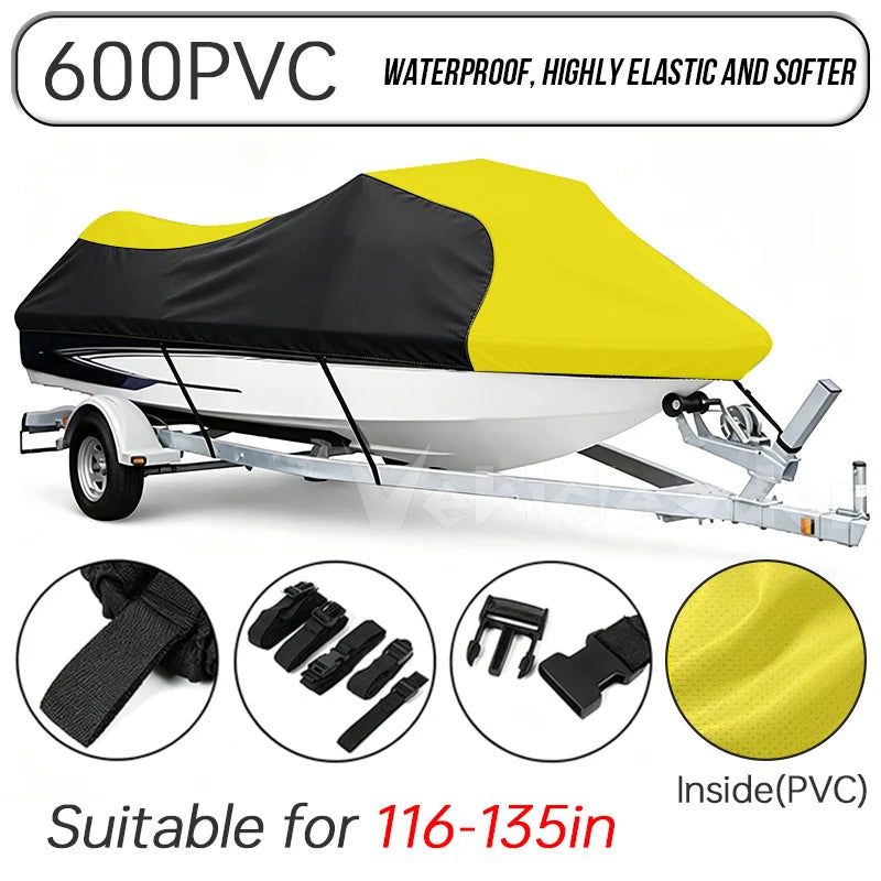 Housse de jet ski remorquable imperméable 600D, tailles L et XL, 6 coloris