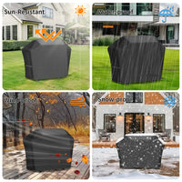 Housse barbecue extérieur imperméable anti-UV pour grill à gaz ou charbon, 6 modèles