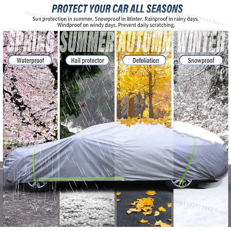 Housse voiture pour Audi A8 D2, D3 et D4, extérieure complète imperméable et anti-poussière, noire ou argent