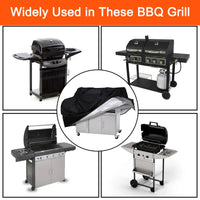 Housse de barbecue à gaz étanche en Oxford 210D, 6 tailles de 80 à 190 cm