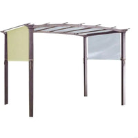 Auvent de remplacement pour pergola 520 x 200 cm, bords renforcés, polyester 190T, 5 coloris