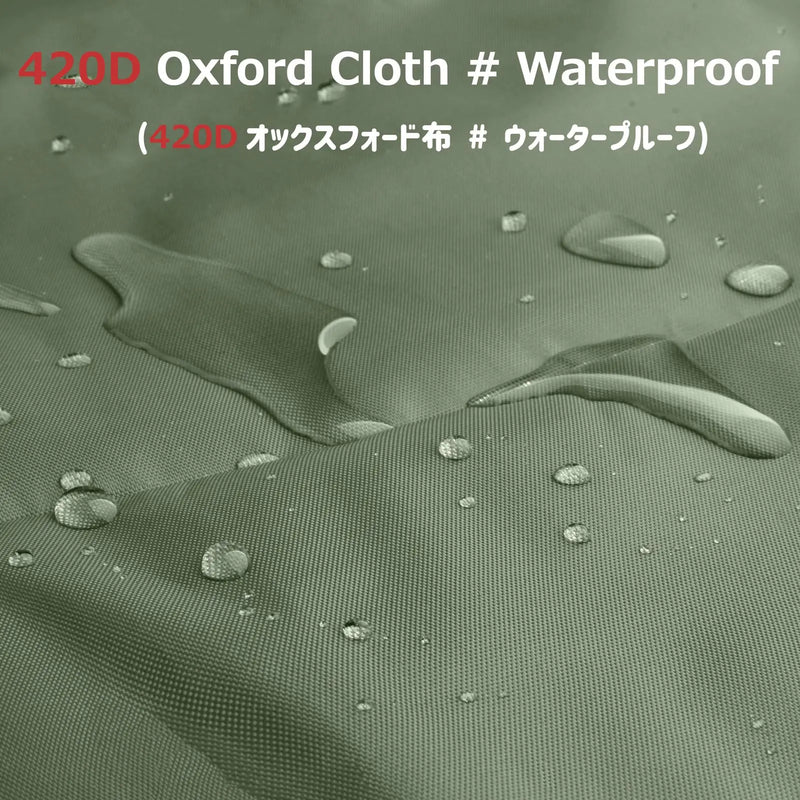 Bâche de sol camping imperméable à œillets, trois dimensions de 1,5 à 2,4 x 2,2 m
