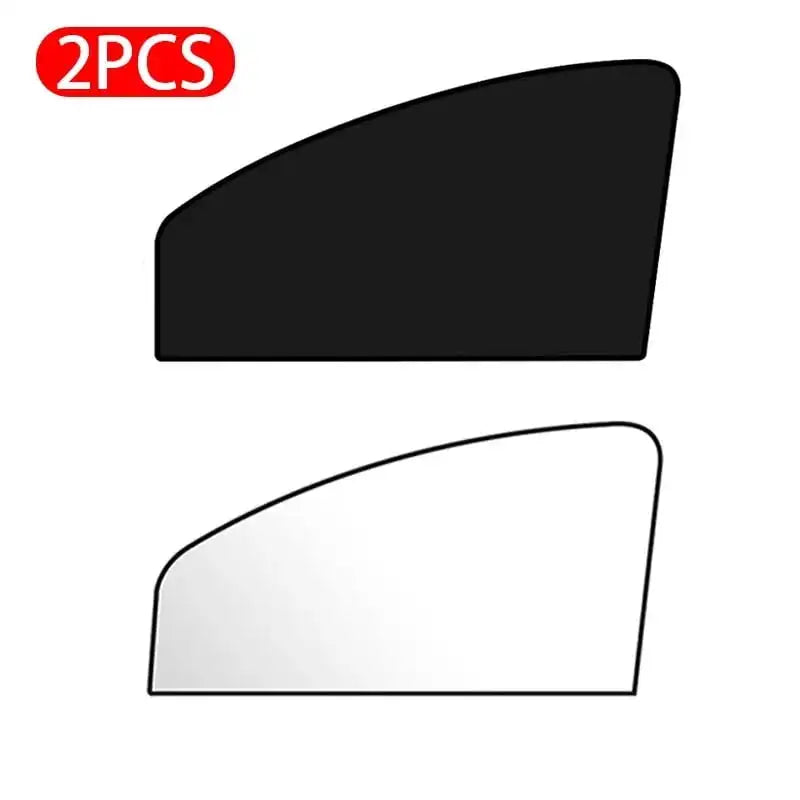 Pare-soleil magnétique vitres latérales voiture, 2 pièces, anti-UV et anti-éblouissement
