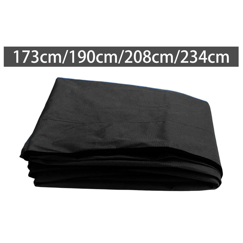 Toile de remplacement pour bimini de bateau 4 arceaux, noire, Oxford PVC, 4 tailles