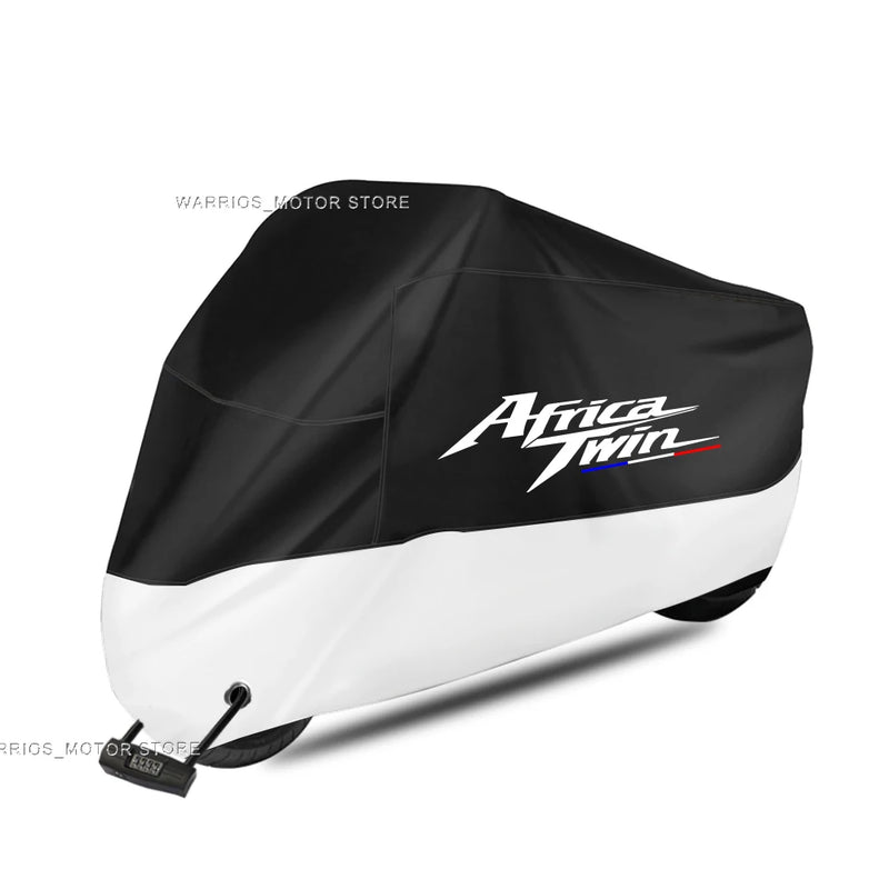 Housse moto pour Honda CRF1100L Africa Twin, Oxford noir ou argent, imperméable, anti-UV, tailles S à 4XL