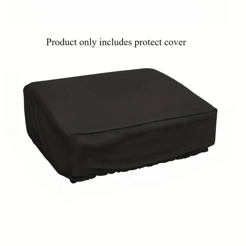 Housse plancha de table imperméable noire avec cordon, 58 x 47 x 23 cm