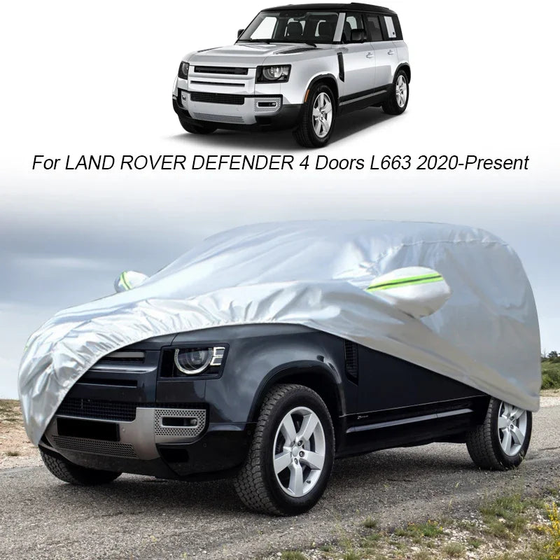 Housse voiture pour Range Rover Evoque L538 et L551, Oxford argenté imperméable, depuis 2014