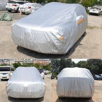 Housse voiture pour Audi A4, A5, Q7 et A7, polyester 190T anti-UV avec fermeture de portière