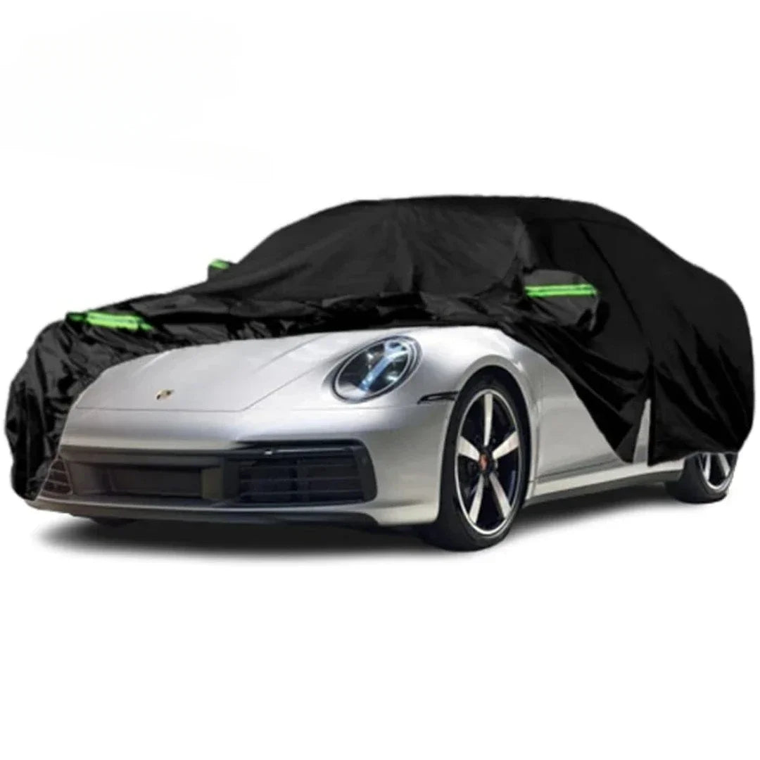 Housse voiture pour Porsche 911 Carrera et Turbo 2004-2023, imperméable, anti-neige, anti-UV, avec porte zippée