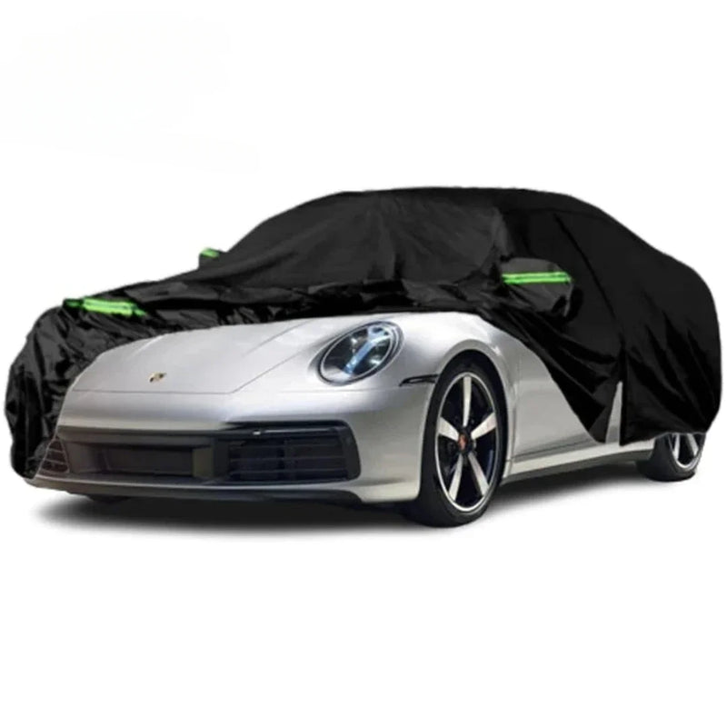 Housse voiture pour Porsche 911 Carrera et Turbo 2004-2023, imperméable, anti-neige, anti-UV, avec porte zippée